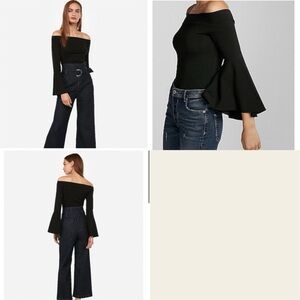 Express Off-Shoulder Top | Bell 3/4 Sleeves | Gently Used